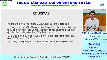 Cập nhật chẩn đoán và điều trị giảm tiểu cầu miễn dịch nguyên phát