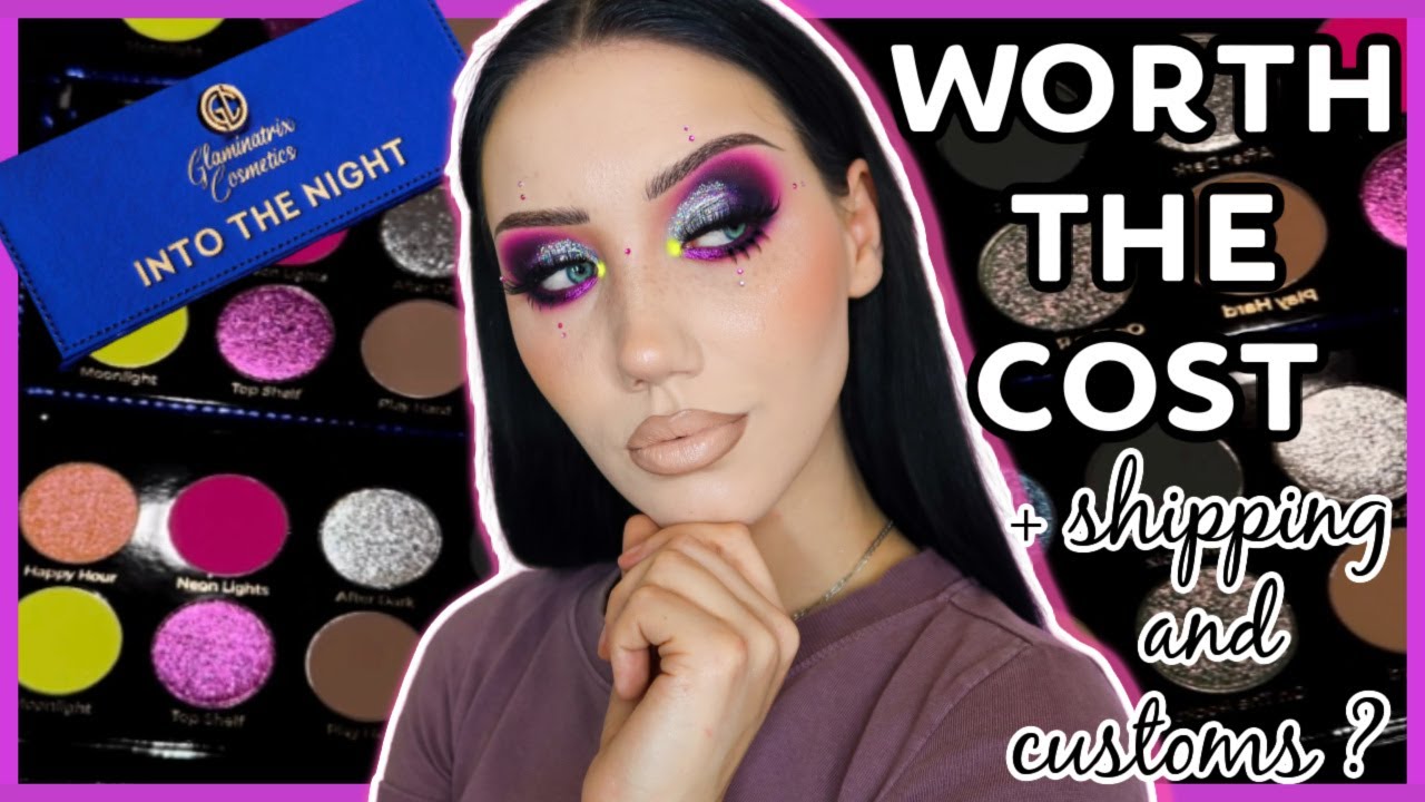 OMG! GLAMINATRIX COSMETICS INTO THE NIGHT PALETTE SWATCHES & REVIEW ...