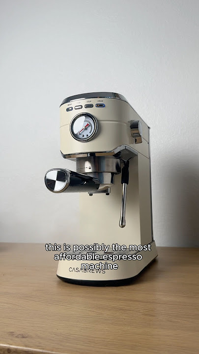 Budget Espresso Machines are getting really good… #casabrewspartner