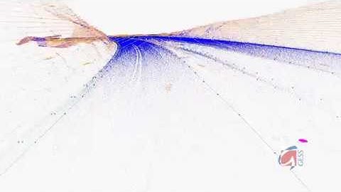 GESS - Animation of a National Road showing the Classified Point Cloud processed with TerraScan