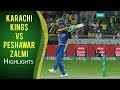 PSL 2017 Match 3: Karachi Kings v Peshawar Zalmi Highlights