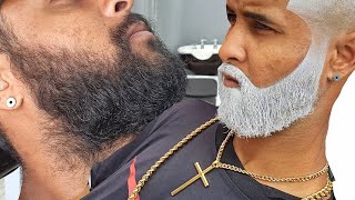 ❄ VEJA como PLATINAR a BARBA fácil & RÁPIDO 😱 ( FUNCIONA ) barba nevou ⛄