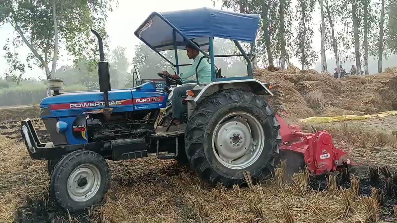 Powertrac Euro 50 Maschio Rotavator