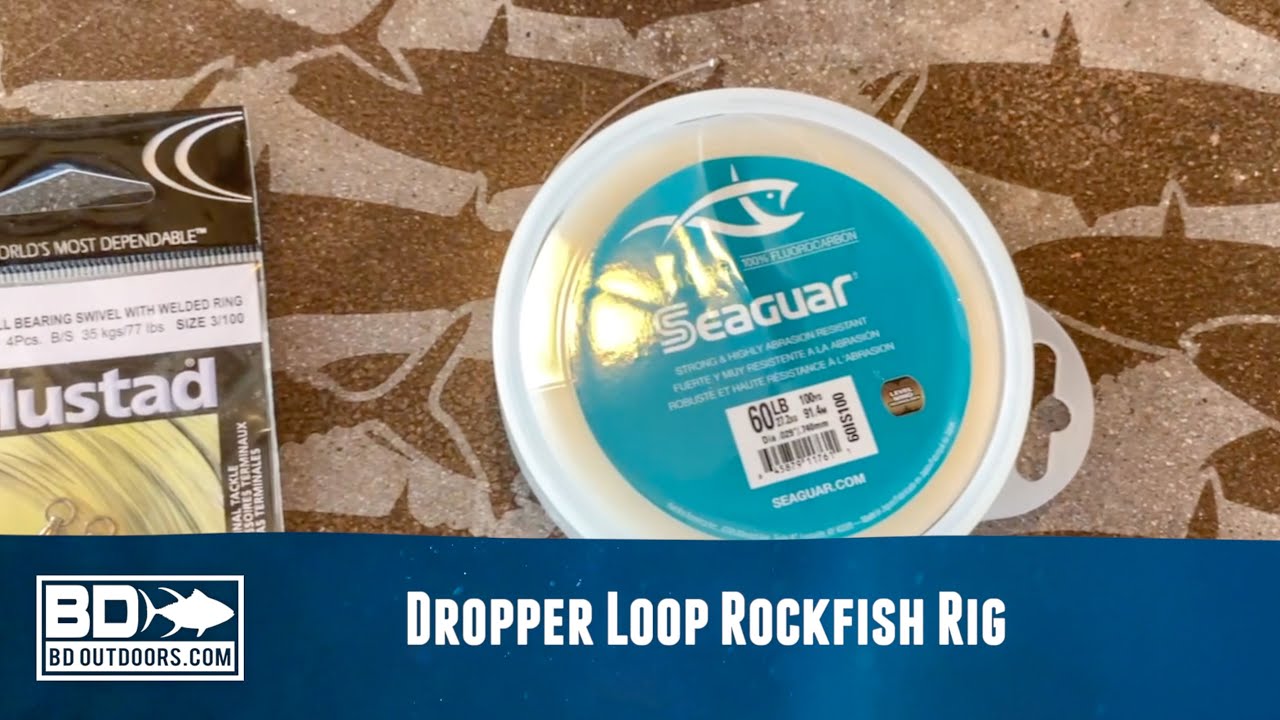 HowTo Dropper Loop Rockfish Rig YouTube