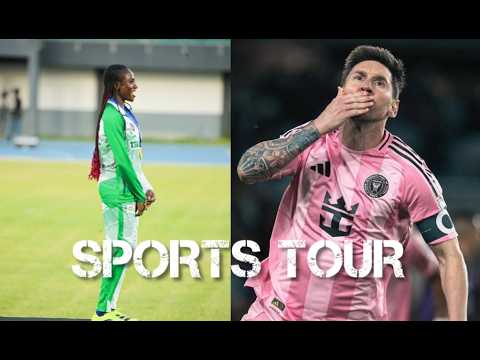Video ACCRA 2026: TOBI AMUSAN WINS NIGERIAS FIRST GOLD MEDAL; MESSI HITS BRACE; IHEANACHO & ADAMS SCORES
