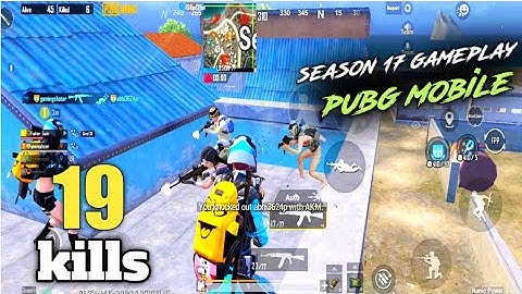 Pubg mobile 19 kills gameplay.pubgm season 17 gameplay.sumsung A1,A3,A5,A7,J2,J5,J7,A10,A20,A30,A50