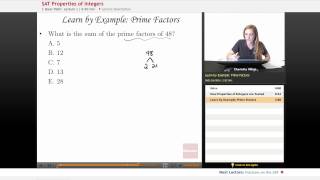 SAT Math - Properties of Integers