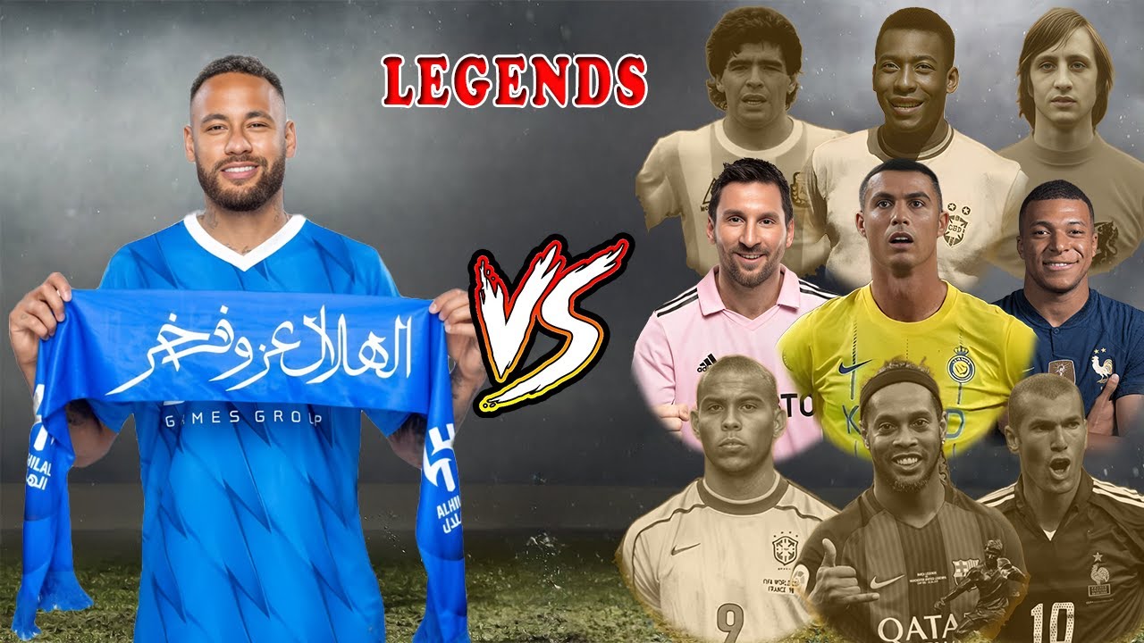 Ronaldo Pele VS Messi Maradona Zidan Ronaldinho Cruyff Ronaldo Nazario 