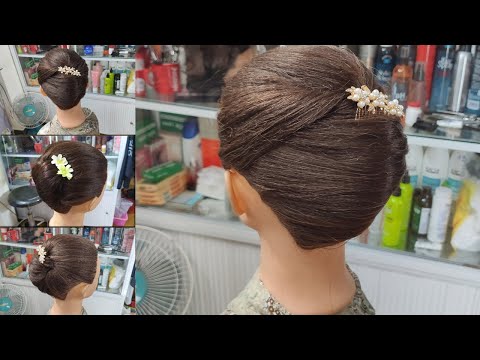 Bới Tóc Cho Mẹ Chồng Đơn Giản Nhưng Đẹp Sang Trọng! Kiểu tóc búi cho bà xui trong lễ cưới! Kiểu 72