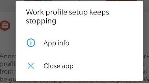 how to fix oneplus work profile setup keeps stopping problem | work profile setup keeps stopping