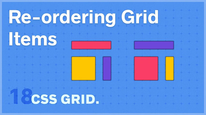 CSS GRID: Re-ordering Grid Items — 18 of 25