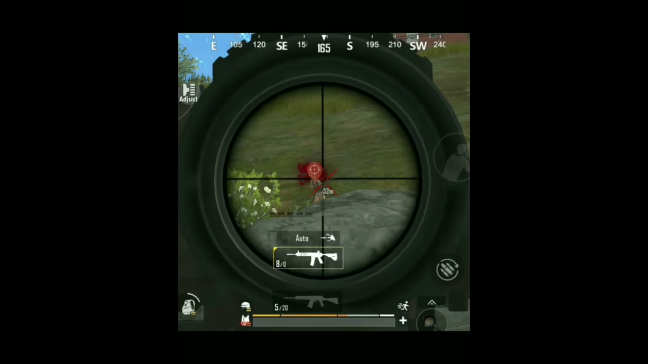 M416 LAST AMMO KILL PUBG MOBILE LITE 