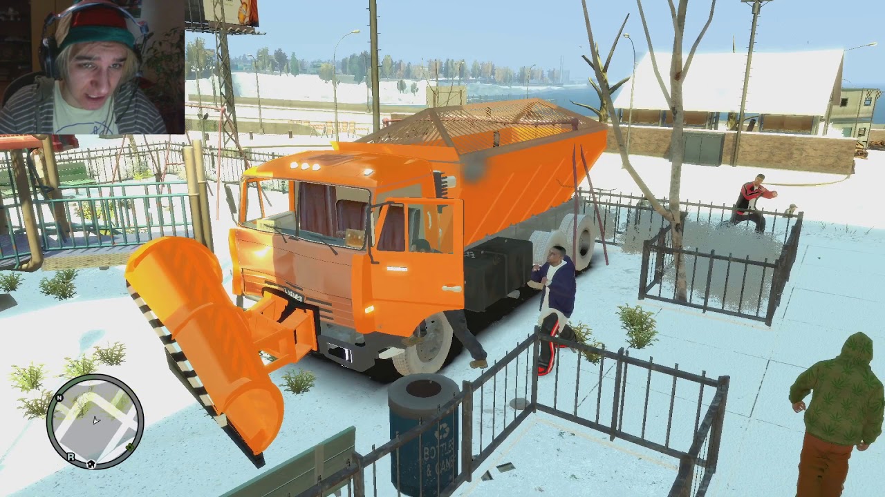 Коледни глупости в GTA 4!