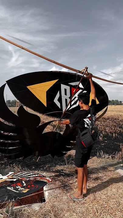 Layangan BK cilik baru bolo 😎 #bayukendang #layangangapangan