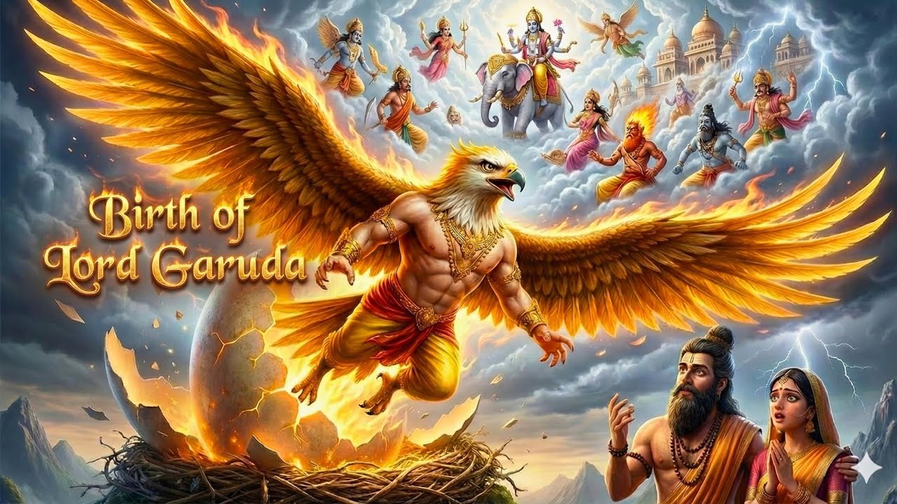 कैसे हुआ गरुड़ देव का जन्म? | The Birth Story of Garuda