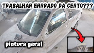 O ERRADO TA CERTO?! 😬😱 PINTURA de CARRO completa PASSO a PASSO | Pode fazer na GARAGEM de casa screenshot 3