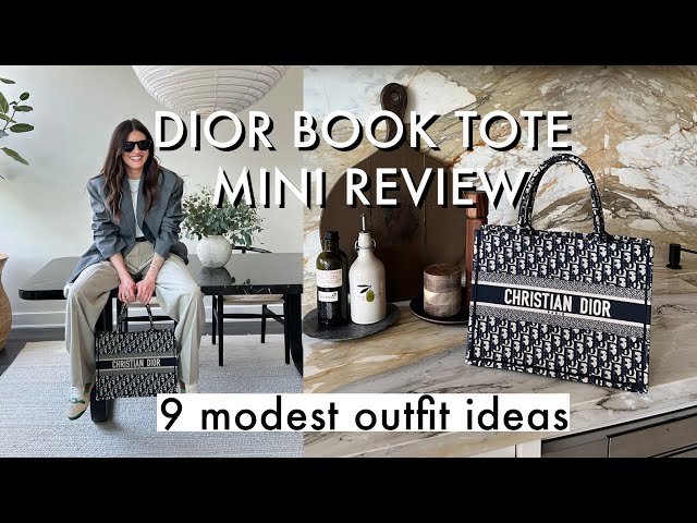 How I'm styling the Dior Book Tote ✨ the new size is so cute 🥺 #spri