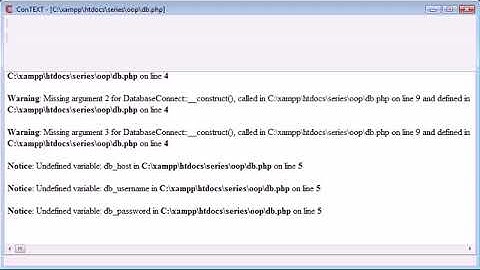 Beginner PHP Tutorial   199   Connecting to a Database the OOP Way ‏ #PHPTutorial #WebDevelopment