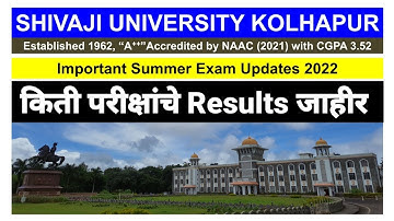 Results Declared Absent or Result Problem परीक्षेचा निकाल जाहीर शिवाजी विद्यापीठ Shivaji University