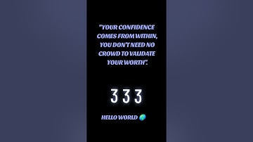 LOVE YOURSELF " CONFIDENCE" #enlightenment #spiritualawarness #inspiration