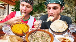 Upper ADJARIAN VILLAGE FOOD - Exploring Traditional Villages in Western Georgia
