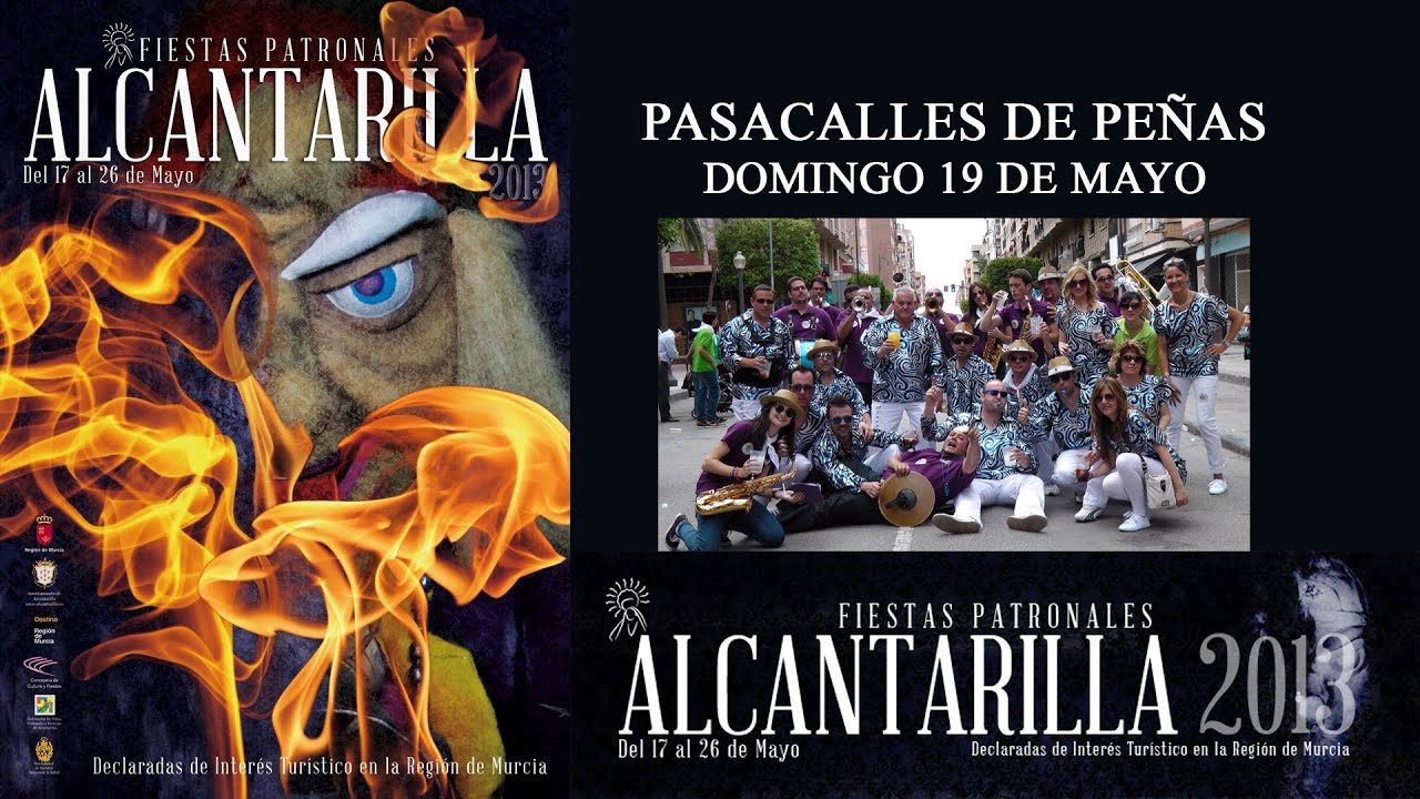 Fiestas de Mayo 2013 - Pasacalles de Peñas Domingo 19