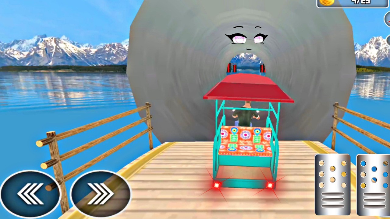 Tuk Tuk Auto Rickshaw Stunt Game || Tuk Tuk Rickshaw Driving 3D || Android Gameplay