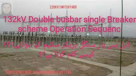 132kV Double Busbar Single Breaker Scheme operation in Urdu. Hindi Explanation // Grid Station
