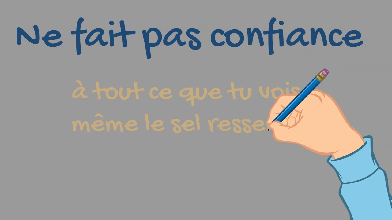 Citation Ne fait pas confiance à tout ce que tu vois YouTube