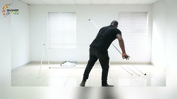 How to Assemble the A-Frame Banner - PVC print