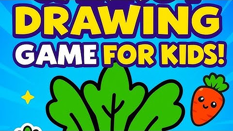 🥰Cute Carrot 🥕 drawing game 🤗🌈✨ Level 2 🥳 Fun for kids 🥰 let