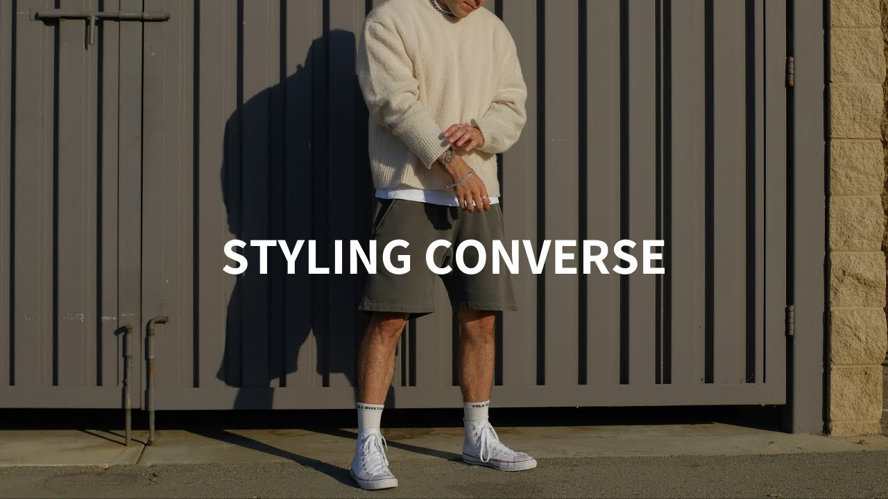 High Top Converse Outfit Ideas l Mens Summer Fashion 2021 - YouTube