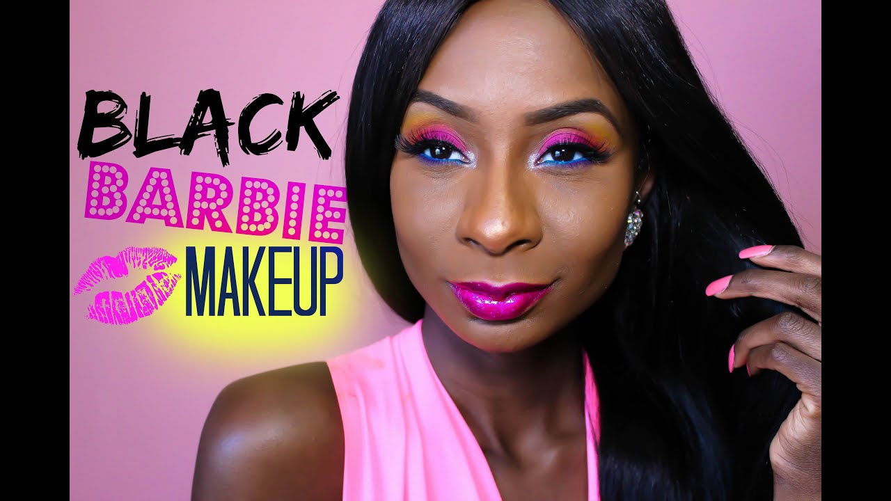 Black Barbie Makeup Tutorial Dark Skin YouTube
