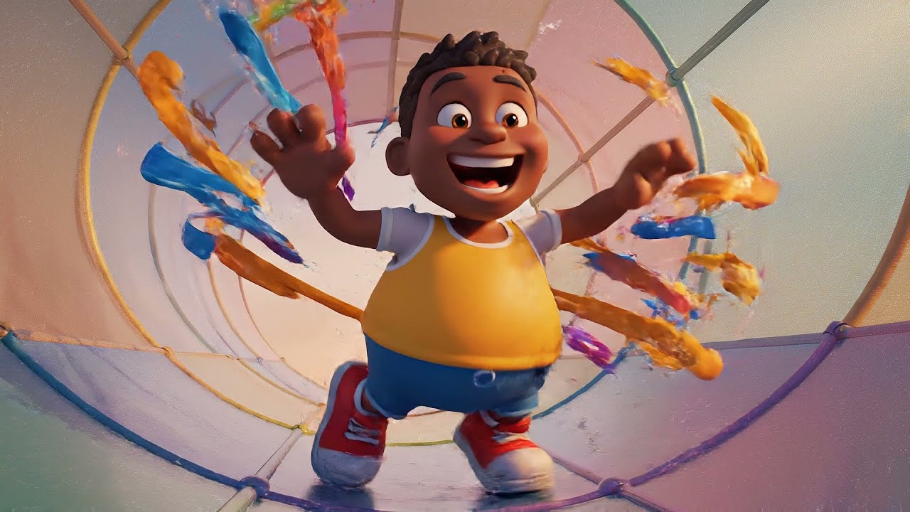 Fall Guys Wobbly Runner Rolled Through a Slime Pit | Kids Songs & Nursery Rhymes