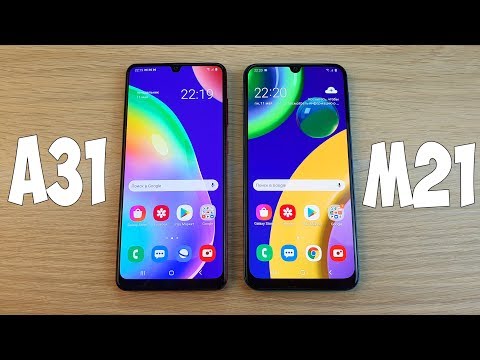 SAMSUNG GALAXY A31 VS SAMSUNG GALAXY M21 -                                      