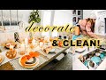 THANKSGIVING DINNER TABLE SET UP & AFTER DARK CLEAN WITH ME ROUTINE