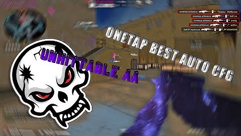 Onetap best auto config (unhittable aa) (OTC)