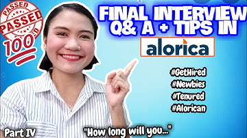 8 ALORICA FINAL INTERVIEW QUESTIONS AND ANSWERS FOR NEWBIES AND TENURED 2025 | NAYUMI CEE 🌻