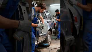 old broken car changes  into new car #restoration #success #beforeafter #innovation #carrestoration