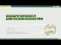 Geographic distribution of peste des petits ruminants ppr