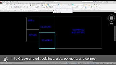 Create and work with polylines: Part 1 - Autodesk Certified Professional: AutoCAD for Design and