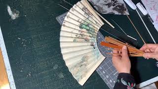 Lesson 4-6: Landscape Painting on Fan Face - Installation of the Fan Face on Ribs