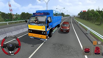 Road Trip With Eicher wood Fully Loaded Truck IN Bussid - Indian Traffic Mod 4.4.1