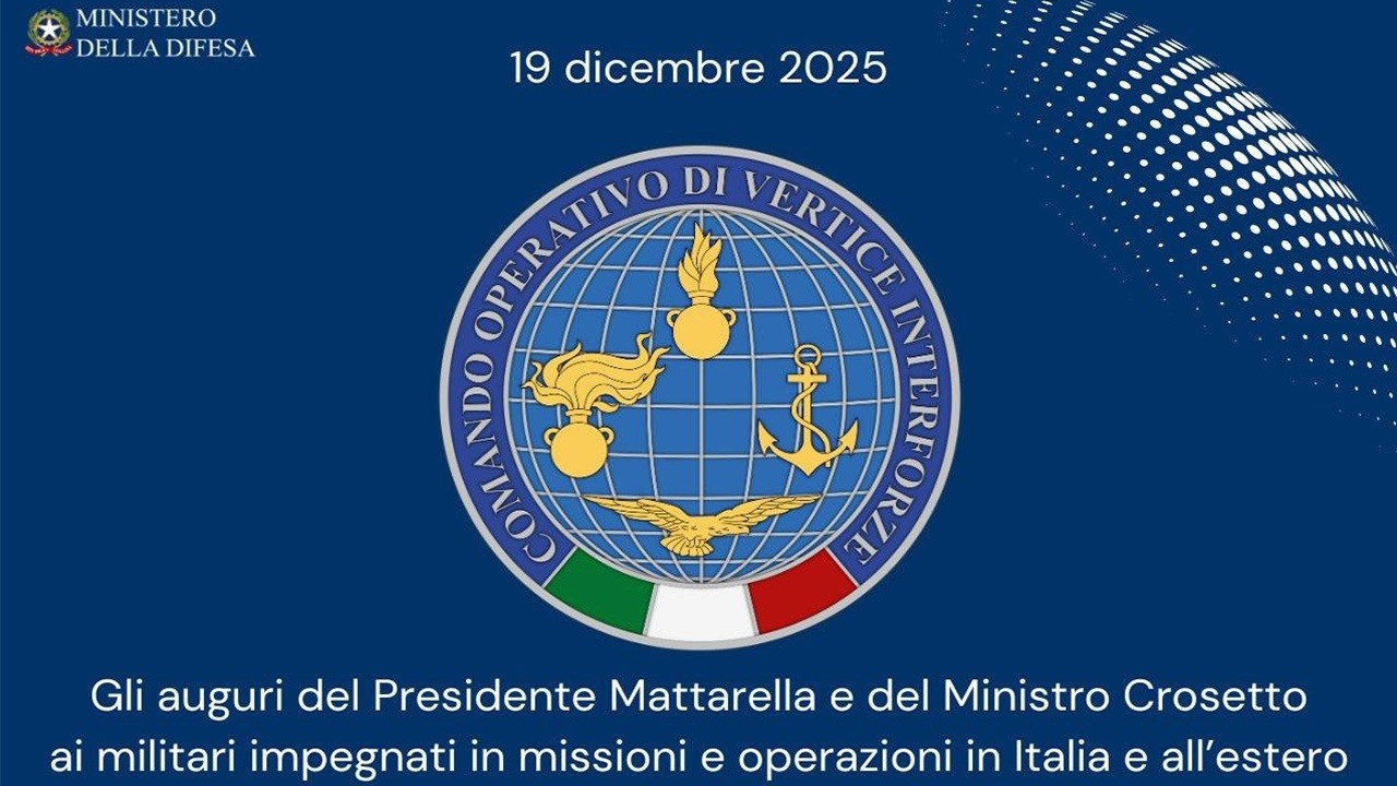 Gli auguri del Presidente Mattarella e del Ministro Crosetto