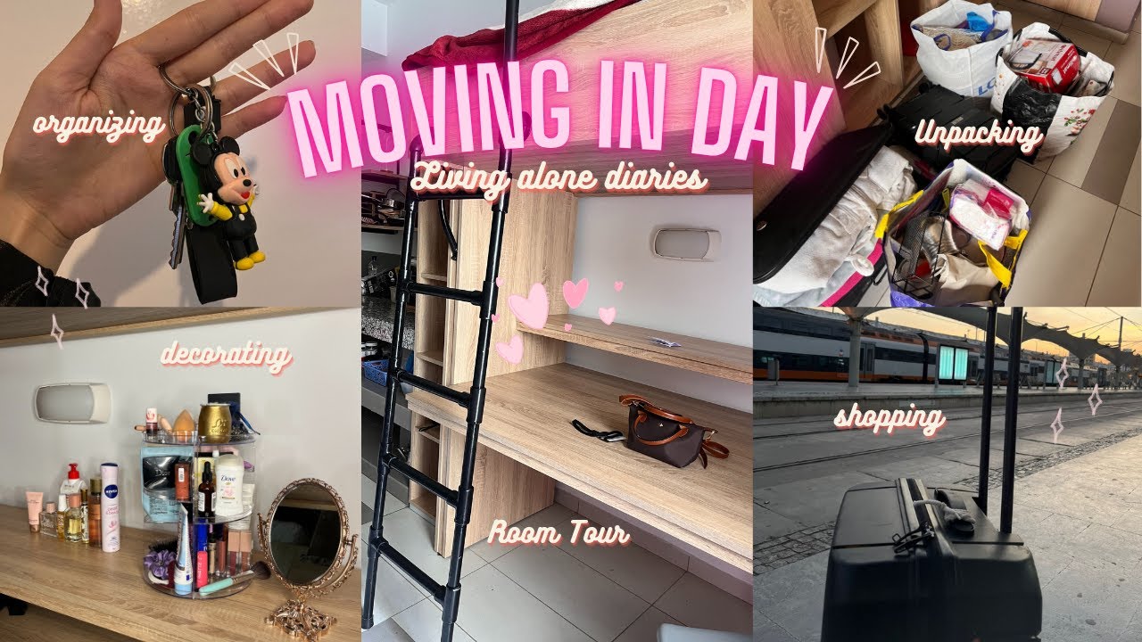 University Move in Day + Roomtour نهار الانتقال للسكن الجامعي 🎓 دخلوا تشوفو كيفاش قاديت غرفتي!