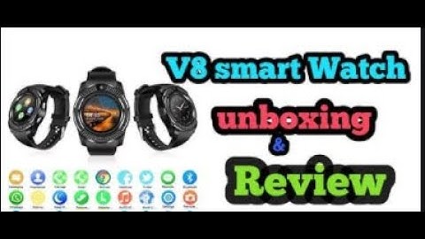 Unboxing And Quick Review Of The V8 Smartwatch