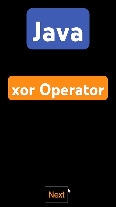 xor Operator | Java Tutorial For Beginners - YouTube
