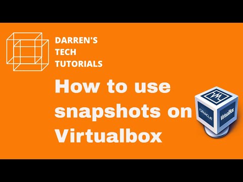 How to use snapshots on Virtualbox