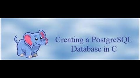 C connection  PostgreSQL