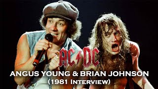 Angus Young &amp; Brian Johnson (1981 Interview)
